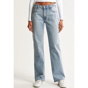 Abercrombie and Fitch Jeans A&F Baggy Low Rise Curve Love Straight28 6 90s Y2K
